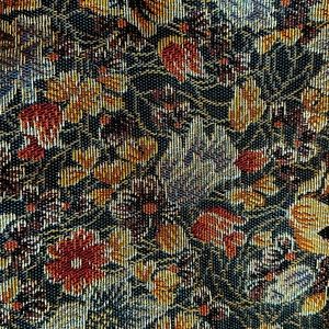 Beautiful woven cotton blend  tapestry fabric. 2 1/8 yds x 58”